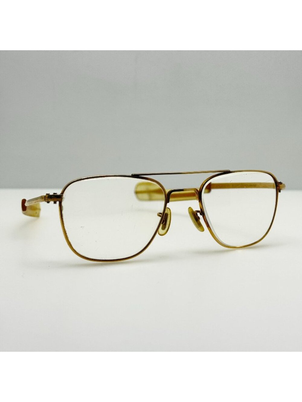 American Optical Eyeglasses Eye Glasses Frames AO Pilot 1/10 - 12k GF 5 1/2